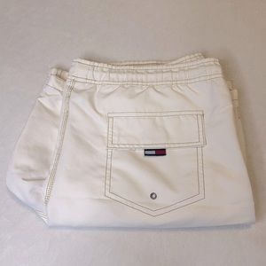 💥3 for $15💥 Tommy Hilfiger White Swim Trunk Shorts